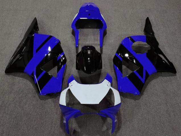 2002-2003 Honda CBR954RR Motorcycle Fairings - Blue White Glossy Black OEM Style