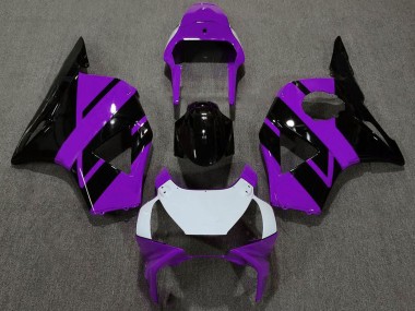 2002-2003 Honda CBR954RR Motorcycle Fairings - Purple White Glossy Black OEM Style