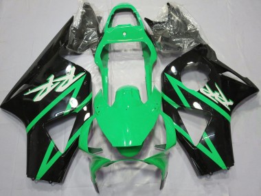 2002-2003 Honda CBR954RR Motorcycle Fairings - Green Glossy Black