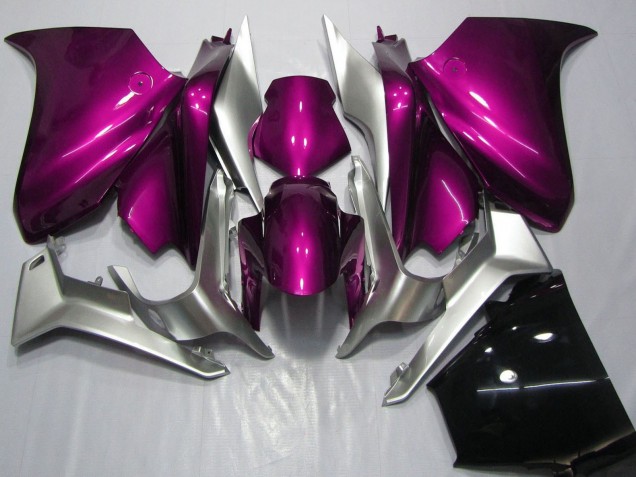 2010-2014 Honda VFR 1200 Motorcycle Fairings - Silver Pink
