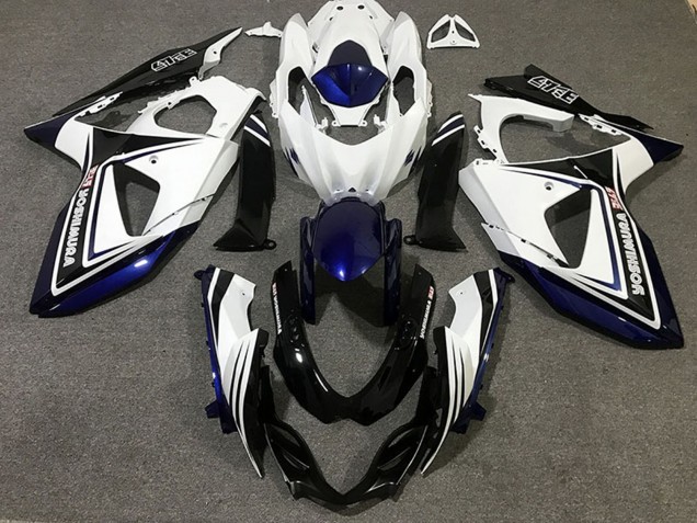 2009-2016 Suzuki GSXR 1000 Motorcycle Fairings - Blue White Black