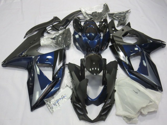 2009-2016 Suzuki GSXR 1000 Motorcycle Fairings - Blue Silver Black