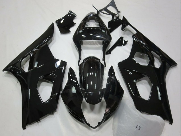 2003-2004 Suzuki GSXR 1000 Motorcycle Fairings - Glossy Black