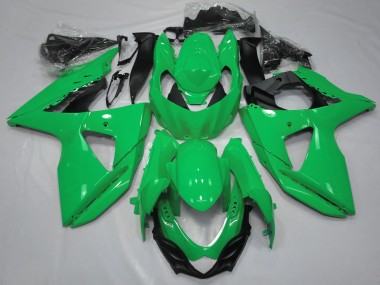 2009-2016 Suzuki GSXR 1000 Motorcycle Fairing - Green Black