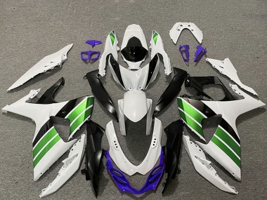 2009-2016 Suzuki GSXR 1000 Motorcycle Fairings - White Blue Green Black