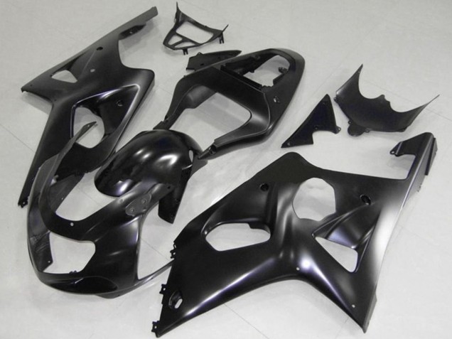 2000-2002 Suzuki GSXR 1000 Motorcycle Fairings - Matte Black