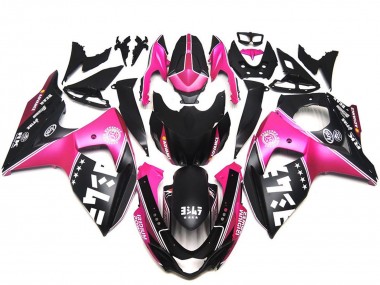 2009-2016 Suzuki GSXR 1000 Motorcycle Fairings - Pink Black