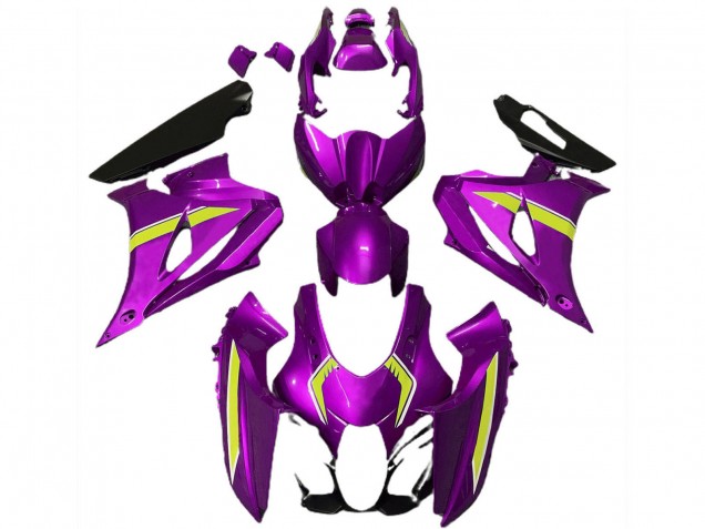 2017-2025 Suzuki GSXR 1000 Motorcycle Fairings - Pink Yellow Style
