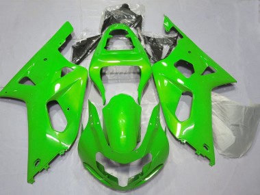 2001-2003 Suzuki GSXR 600 / GSXR 750 Motorcycle Fairings - Green