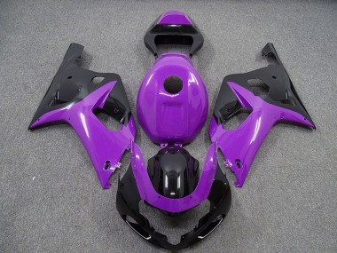 2001-2003 Suzuki GSXR 600 / GSXR 750 Motorcycle Fairings - Purple Glossy Black