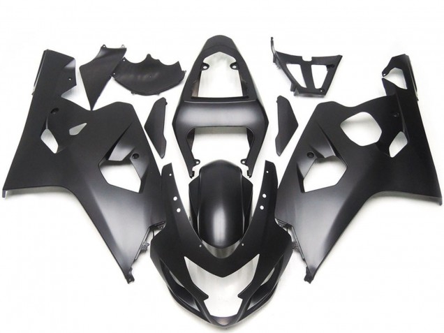 2004-2005 Suzuki GSXR 600 / GSXR 750 Motorcycle Fairings - Matte Black Style