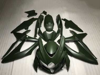 2008-2010 Suzuki GSXR 600 / GSXR 750 Motorcycle Fairings - Matte Green