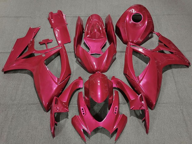 2011-2024 Suzuki GSXR 600 / GSXR 750 Motorcycle Fairings - Pearl Pink