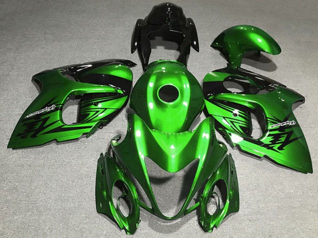 2008-2020 Suzuki GSXR 1300 Motorcycle Fairing - Glossy Green Black