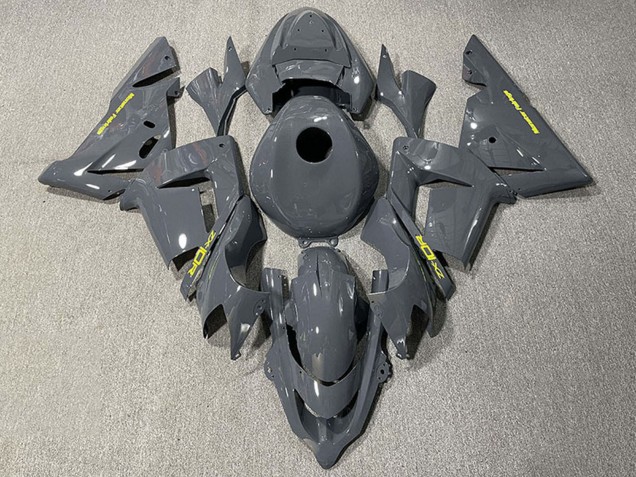 2004-2005 Kawasaki ZX10R Motorcycle Fairings - Dark Grey with Logo