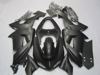 2006-2007 Kawasaki ZX10R Motorcycle Fairings - Matte Black