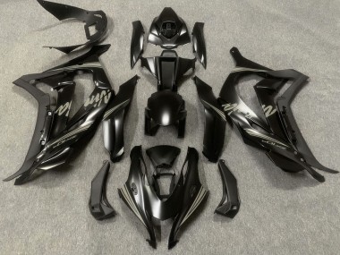 2016-2020 Kawasaki ZX10R Motorcycle Fairings - Matte Black Grey Ninja