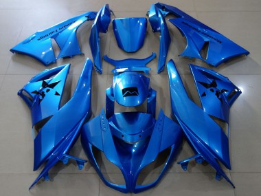 2009-2012 Kawasaki ZX6R Motorcycle Fairings - Blue