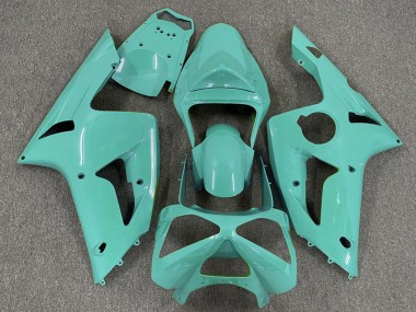 2003-2004 Kawasaki ZX6R Motorcycle Fairings - Cyan