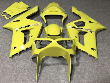 2003-2004 Kawasaki ZX6R Motorcycle Fairings - Yellow