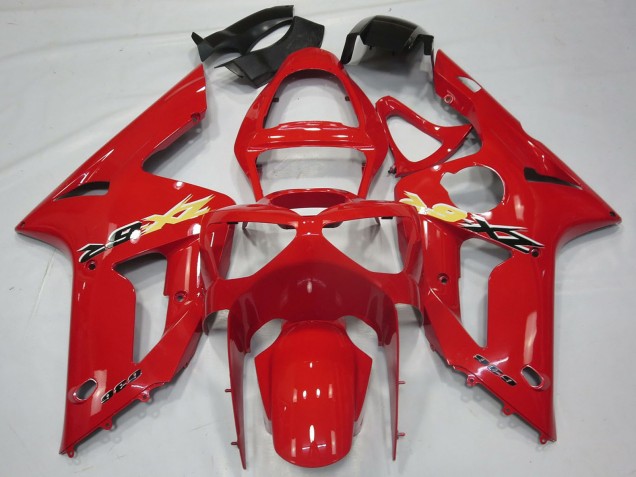 2003-2004 Kawasaki ZX6R Motorcycle Fairings - Red