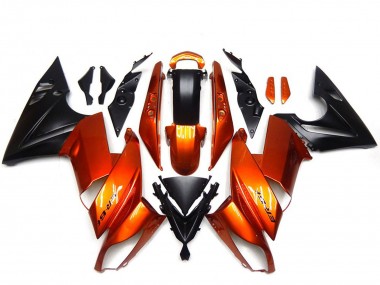 2009-2011 Kawasaki Ninja 650R Motorcycle Fairings - Orange Black