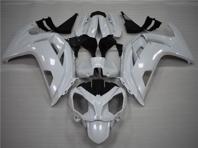 2009-2011 Kawasaki Ninja 650R Motorcycle Fairings - Pearl White