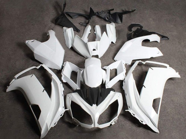 2009-2011 Kawasaki Ninja 650R Motorcycle Fairings - White