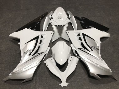 2013-2024 Kawasaki Ninja 300 Motorcycle Fairings - Glossy White Silver Black
