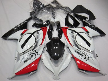 2013-2024 Kawasaki Ninja 300 Motorcycle Fairings - Glossy White Red Black