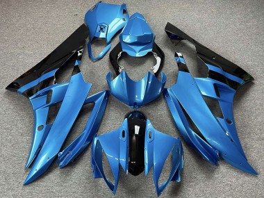 2006-2007 Yamaha R6 Motorcycle Fairings - White Blue Red Green Dunlop Wudy Michelin Motul