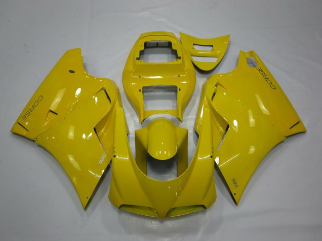 1993-2005 Ducati 996 Motorcycle Fairings - Yellow