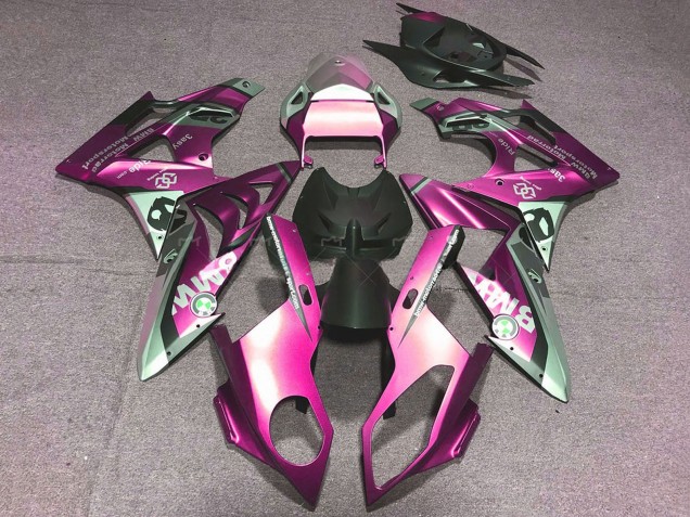 2017-2018 BMW S1000RR Motorcycle Fairings - Pink Black