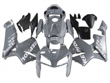 2005-2006 Honda CBR600RR Motorcycle Fairings - Nardo Grey White Repsol