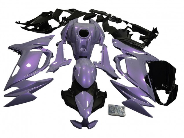 2020-2025 Kawasaki Ninja 650 EX650 Motorcycle Fairings - Chameleon Grey Dazz Pearl Purple