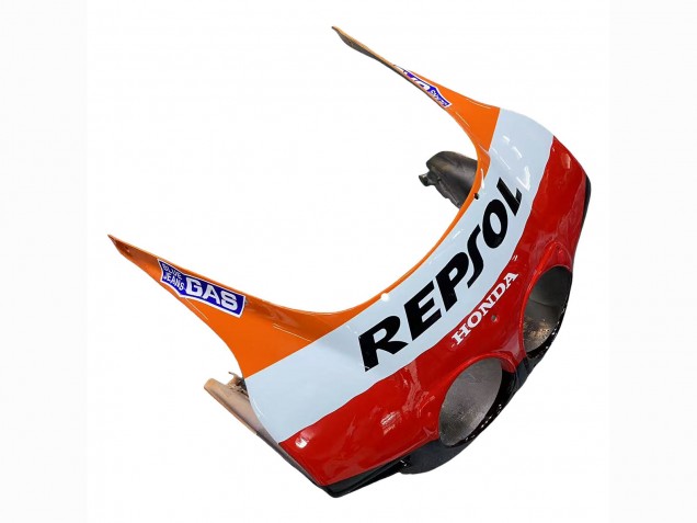 1987-1989 Honda CBR400RR NC23 Motorcycle Fairings - Orange White Red Glossy Black Repsol HRC