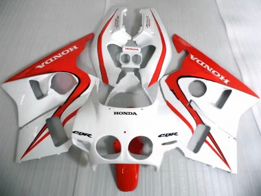 1987-1989 Honda CBR400RR NC23 Motorcycle Fairings - White Red