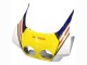 1987-1989 Honda CBR400RR NC23 Motorcycle Fairings - White Yellow Blue Rothmans