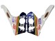 1990-1999 Honda CBR400RR NC29 Motorcycle Fairings - White Gold Red Dark Blue Rothmans
