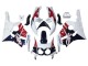1990-1999 Honda CBR400RR NC29 Motorcycle Fairings - White Red Dark Blue Fireblade