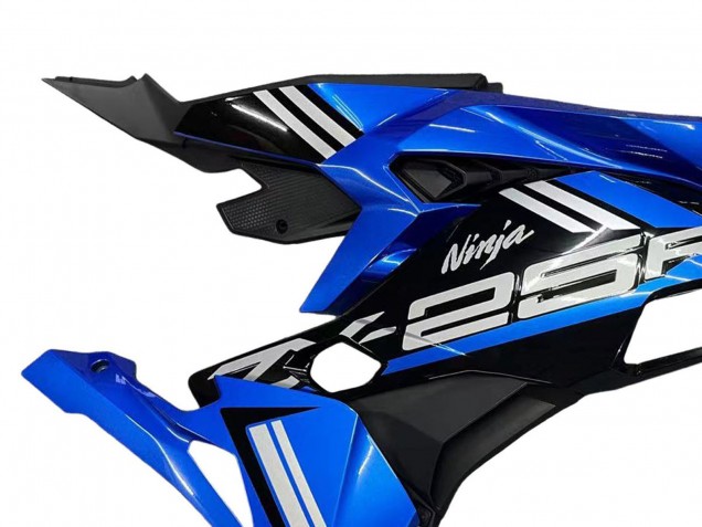 2019-2025 Kawasaki ZX25R ZX-25R Motorcycle Fairings - Blue White Matte Black