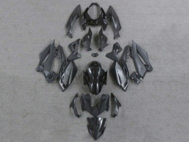 2018-2024 Kawasaki Z400 Motorcycle Fairings - Matte Black Glossy Black
