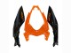 2018-2024 Kawasaki Z400 Motorcycle Fairings - Orange Glossy Black