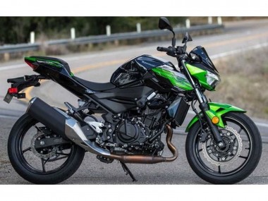 2018-2024 Kawasaki Z400 Motorcycle Fairings - Green Black