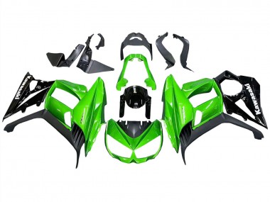 2010-2016 Kawasaki Z1000SX Motorcycle Fairings - Glossy Black Matte Black Green