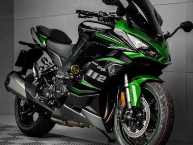 2020-2025 Kawasaki Z1000SX Motorcycle Fairing - Black Green Ninja