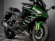 2020-2025 Kawasaki Z1000SX Motorcycle Fairing - Black Green Ninja