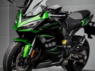2020-2025 Kawasaki Z1000SX Motorcycle Fairing - Black Green Ninja