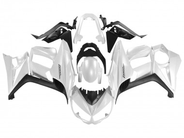 2010-2016 Kawasaki Z1000SX Motorcycle Fairings - Pearl White Black