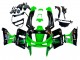 1998-2003 Kawasaki ZZR600 Motorcycle Fairings - Green Black Monster Elf